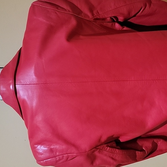 GEORGETOWN LEATHER DESIGN JACKET THE ARM LENGTH 20" FROM SHOULDER TO WRIST - Picture 7 of 9